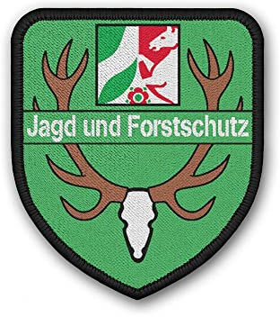 Copytec Patch Jagd und Forstschutz Förster Jäger Revier Wappen Wald Geweih REH #38217