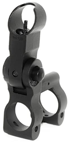 Airsoft Softair CYMA SPR Stil MK12 MOD 0 Tactical Flip Up Front Sight Klappbares Visier passend für M4 M16 Serie AEG Gewehr Schwarz
