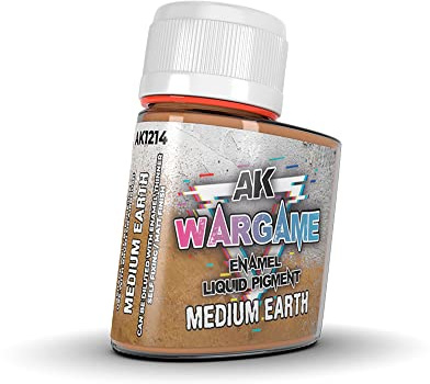 AK WARGAME LIQUID PIGMENTS AK1214 Medium Earth (35ml)