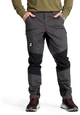 RevolutionRace Herren Nordwand Pro Pants, Hose zum Wandern und für viele Outdoor-Aktivitäten, Anthracite, L