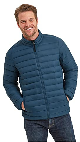 TOG24 Gibson Herren Steppjacke Leichte Winterjacke Warme Übergangsjacke Herbst Wasserfeste Pufferjacke Für Männer Für Outdoor Casual Wandern Lagunenblau 4XL