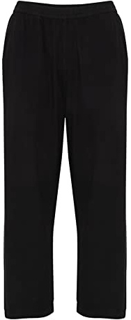 KAFFE Casual Hose KAnaya Damen Casual Hose Culotte Weites Bein Hohe Taille Capri Damenhose 44, Black Deep