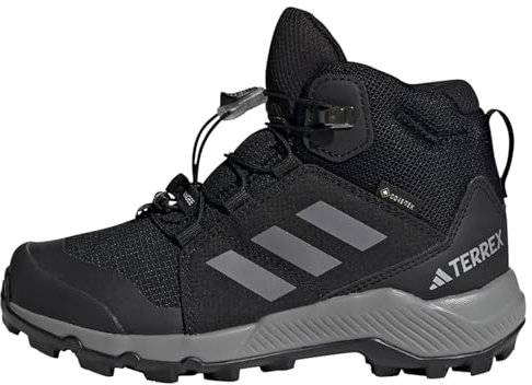 adidas Unisex niños Terrex Mid GORE-TEX Hiking Shoes, Core Black / Grey Three / Core Black, 31 1/2 EU
