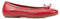 Geox Women's D Palmaria B Ballet Flat, red, 3.5 UK