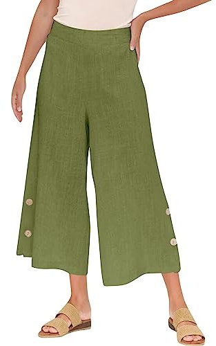 SHE.White Knopf Hose Enger Machen Cargo Pants Cross Jeans Damen Reitleggings Damen Sommer Arbeitsoverall Fitnesshose Sportswear Damen Leggings Shapewear(Beige,M)
