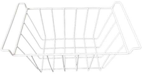 perfk Cesta para refrigerador y congelador, Cesta de Almacenamiento de Alambre, práctico contenedor Organizador para congelador Profundo para Campamento, Los 40CM