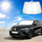 Ruiya Parasol para Parabrisas Delantero Compatible con Renault Arkana 2021-2024 2025 Parasol Coche Delantero Anti UV Rayos Parabrisas de Coche Parasol Protección Solar para Arkana Accesorios