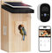 Smart Bird House With Camera, 2K Solar Powered Nest, Watch Nesting & Hatching in Real Time, AI Identify Behavior & Create Story, DIY