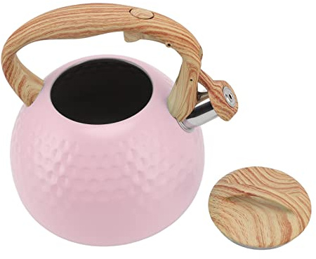 Bouilloire sifflante en acier inoxydable, bouilloire sifflante à induction, cuisinière à thé 3 L, bouilloire sifflante en acier inoxydable, bouilloire à induction, cuisinière pour cuisinière, gaz