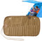 Étui de rangement pour couverts, réutilisable, enroulable – Sac de rangement multi-fentes à suspendre pour extérieur, couverts, argenterie, sac à ustensiles de camping pour fourchettes, cuillères,