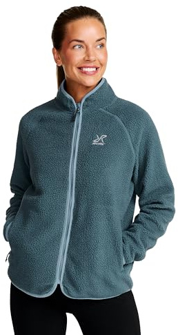 RevolutionRace Canyon Full-Zip Pile Fleece für Damen, Outdoor Fleecejacken perfekt für Wanderungen und Outdoor-Abenteuer