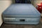 KPUY Double Inflatable Mattress, Air Beds with Built-in Electric Pump,Blow Up Mattress in 3 Mins Self-Inflation/Deflation, Flocked Surface King Size Airbed for Home & Camping, 203x152x46cm, Grey
