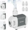 boxtech Bomba de acuario 3 en 1 con motor de cobre de 25dB ultrasilencioso 15W 1000L/H, 3 modos de fondo lateral de tierra, cerámica anticorrosión para estanques fuentes y estanques de peces