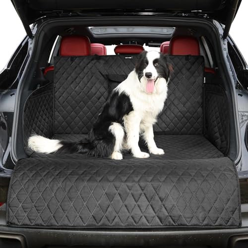 XIYUANFA Kofferraumschutz Hund für Dacia Jogger 2022-2024, Auto Kofferraum Schutzmatte Hund mit Seiten- und Ladekantenschutz