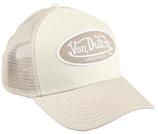 Von Dutch Trucker Cap Boston Cream Beige, Size:OneSize