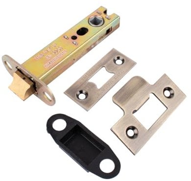 Dart Heavy Duty Tubular Latch 100mm - Antique Brass