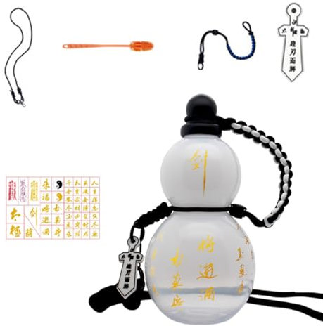 divuukyi Gourde de sport 800 ml avec sangle - Bouteille de vin portable de grande capacité - Pour joueurs uniques