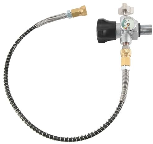 Pesfehhy M18X1.5 Gewinde 4500Psi SCBA Ventil Regler FüLlen Station für PCP Luft Tank