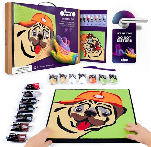 OKTO Pug Dog Paint/Clay by Numbers