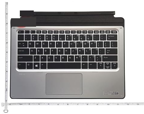 ZCDYGHU Für HP Elite x2 1012 G1 Palmrest Abdeckung Tastatur Mit Touc hp ad HSTNN-D72K 845651-B31 846748-B31 Hintergrundbeleuchtung(US)