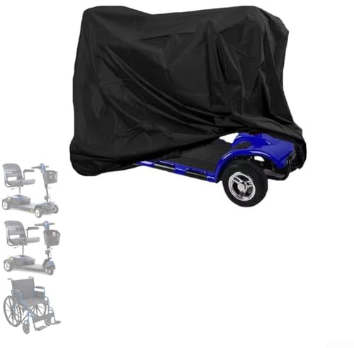 210D Oxford Stoff wasserdichte Outdoor-Abdeckung für Elektroroller & Rollstuhl - staubdicht, regenbeständige Schutzabdeckung, wetterfeste Terrassenmöbelabdeckung (170 * 61 * 117 cm)