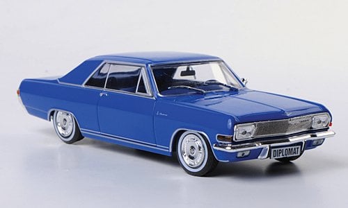 Opel Diplomat A Coupe, blau (ohne Magazin), 1966, Modellauto, Fertigmodell, SpecialC.-40 1:43