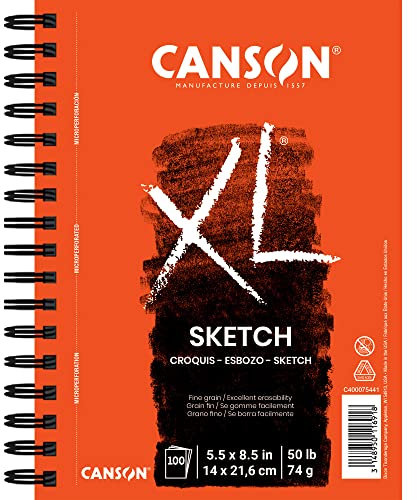 Canson XL Serie Skizzenblock, Papier, 0, 5.5x8.5
