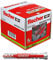 Fischer 25 Tasselli Lunghi Duopower 10 x 80 mm Universali, per il Fissaggio di Mensole, Pensili, Staffe Porta TV su Muro e Cartongesso, 538242