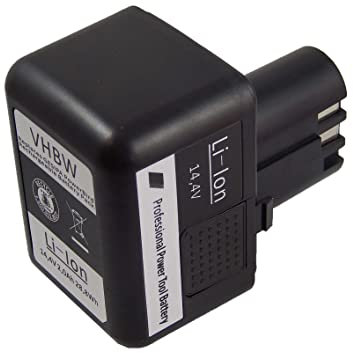 vhbw 1x Akku kompatibel mit Gesipa Accubird, Firebird Werkzeug, Blindniet-Setzgerät (2000 mAh, Li-Ion, 14,4 V)