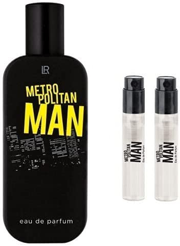 LR Metropolitan Eau de Parfum 50ml und 2 x Vapos Metropolitan EdP für unterwegs