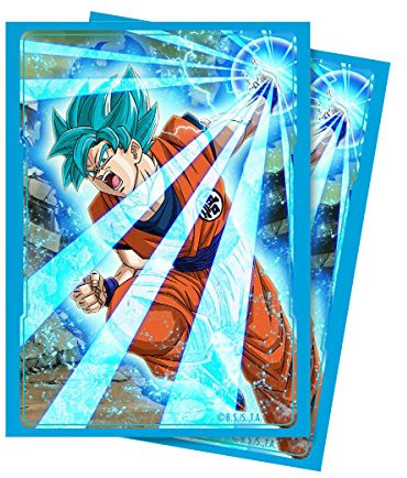 Ultra Pro Abysse Corp_ACCDBS003 Dragon Ball Super-Goku Schutzhüllen, Blau, 65 Karat, Mehrfarbig, 5 Stück