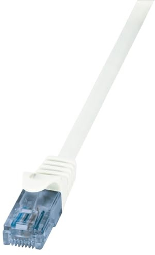 LogiLink Professional - Patchkabel Cat.6A 10GE Home U/UTP, EconLine, weiß, 2m