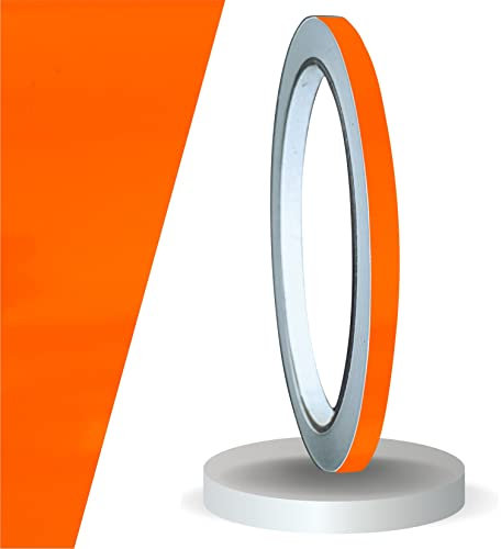 Zierstreifen neon orange in 5 mm Breite und 10 m Länge für Auto Boot Jetski Modellbau Klebeband Aufkleber Dekorstreifen Folie neonorange Neonaufkleber Fluor