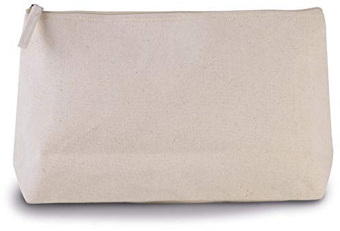 KiMood Kosmetiktasche aus Baumwolle Blanc