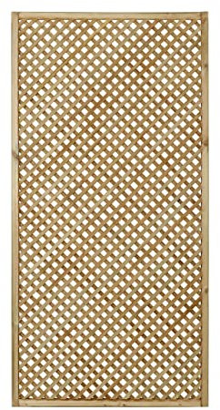 Forest Garden Wisley Lattice Wooden Trellis - 180 x 90cm - Pack of 5