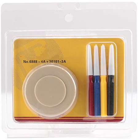 Bolígrafo de taza de aceite para reloj, juego de engrasador de reloj, 1 taza de aceite, 4 bolígrafos de aceite, herramienta de reparación de relojero profesional para relojeros para