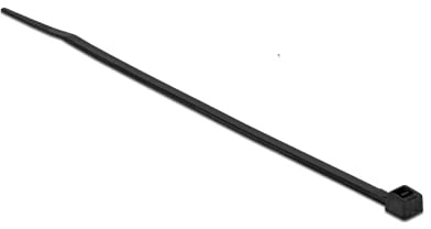 Delock Kabelbinder kälteresistent L 200 x B 3,6 mm schwarz 100 Stück