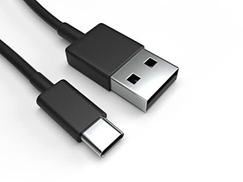 Justcom USB-C Ladekabel für Fairphone 3+ Schwarz 1 m Handy Schnellladekabel Datenkabel