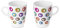 OMADA Design Set 2 Mug, Tazza per Latte, Caffè Americano, in Plastica Infrangibile, Linea Plexart