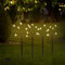 Haushalt International LED - Gartenleuchtstäbe 'Stern' 4er Set Ø CA. 3 cm