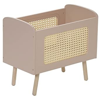 Vertbaudet VERTBAUDETPuppenbett ,,Adele, Holz und RattanmehrfarbigONE Size