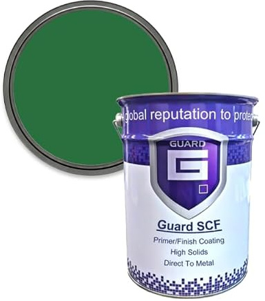 Guard SCF Shipping Container Metal Paint & Skip Paint Direct To Metal 100s Of Colours Matt Finish - 5 Litres (Green)
