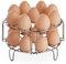 GSlife Egg Steamer Rack, Stainless Steel Trivet for Instant Pot Accessories Fit 6,8 Qt Pressure Cooker Ninja Foodi, Cook 18 Eggs, 2 Pack Stackable Steamer for Cooking