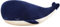 Trayosin Wal Plüschtier Plüsch Kuscheltier Groß Weich Simulation Blau Wal Dophin Umarmungskissen Niedlicher Wal Plüsch Puppe Spielzeug Kinder Geburtstag Geschenk (65cm)