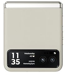 MOTOROLA RAZR 40 5G RAM 8GB, 256GB Beige créme, Smartphone déverrouillé, écran 6,9, batterie 4200 mAh, chargeur, câble et coque, Version FR