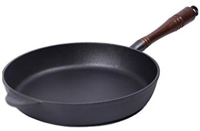 PACUM Padella multifunzionale in ghisa Fornello a gas Fornello a induzione Padella in ferro Padella antiaderente addensata in ghisa non rivestita vision