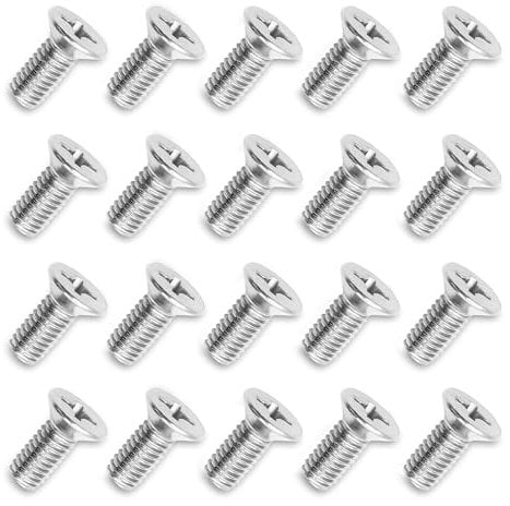 20pcs Brake Disc Rotor Screws, Stainless Steel Car Brake Disc Screw 93600-06014-0H Automotive Rotor Bolts Front and Rear Set Screws