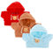3 Stück Mini-Bär-Kleidung Bären Puppen Kleidung,Bären-Kleidung,Stofftier Kleidung Für Die Meisten 12-16-Zoll-Bären Machen Sie Ihre Eigenen Plüschpuppen-Outfits Und Zubehör-(Rot, Blau, Braun)