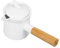 SHOWERORO Padella in Ceramica Mini Casseruola Per Uso Domestico 350 Ml Bianca Per Bar Ristorante