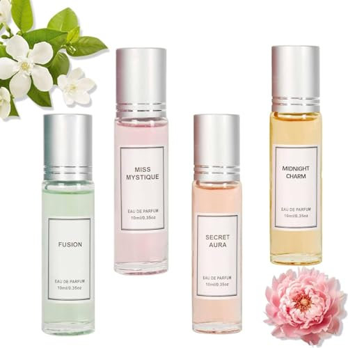 4 Stück Pheromone Parfum Woman, 2024 New Enhanced Scents Pheromone Perfume, Venom Pheromone Scent Collection, Venom Pheromon Parfüm, Pheromiya Parfüm für Frauen